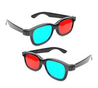 Ganzoo Lunettes 3D anaglyphes pour TV ou Jeux PC (Rouge/Bleu), Lunettes 3D pour TV, Lunettes 3D avec Technologie anaglyphe -
