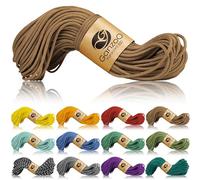 Ganzoo Paracord 350 Corde Polyvalente 2,5 mm Marron, 30 m Type 1, Gaine Nylon Polyester résistante et âme Nylon, pour tressage Bracelet, Accessoires Chien, nouage Outdoor, Bivouac, Survie, usages DIY