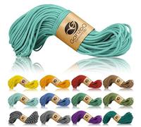 Ganzoo Paracord 350 Corde Type 1 2,5 mm, 30 m, Turquoise, Nylon Polyester, Cordage Multi Fonction pour Bracelet, Porte-cles, takelage decoratif Collier Chien, Laisse, Camping et Survie