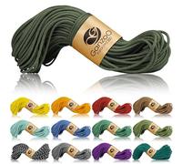 Ganzoo Paracord 350 Cordon extérieur 2,5 mm 30 m Vert armée, Gaine Nylon Polyester avec âme Nylon, Polyvalent pour Bracelets, nœuds, ligatures, Camping Survie, décoration et takelage Collier Laisse