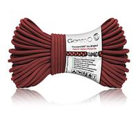 Ganzoo paracorde 550 4mm 30 m, Type 3, Nylon Polyester Hybride, 7 brins internes, Corde à Usage général pour Camping, Tentage et Bricolage, Bracelets et Porte-clés, Laisse et Collier pour Chien, Jam