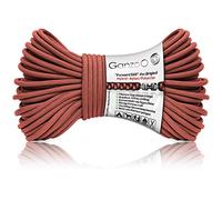 Ganzoo Paracorde 550, 4mm Corde, 30 mètres, Nylon Polyester, Type 3-7 brins intérieurs, Bracelet Laisse pour Chien, Collier pour Chien Ficelle de Camping, Corde à Usage général, Cuivre-Brun