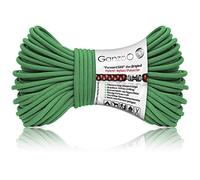 Ganzoo Paracorde 550, 4mm Corde, 30 mètres, Nylon Polyester, Type 3-7 brins intérieurs, Bracelet Laisse pour Chien, Collier pour Chien Ficelle de Camping, Corde à Usage général, Vert