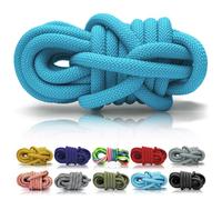 Ganzoo PPM Corde tressee 5 m en Piece, 10 mm, Himmelblau Bleu Ciel, Cordage Rond en Polypropylene multifilament pour Confection de Longe, Tour de Cou canin, tressage, Noeuds, takelage, DIY