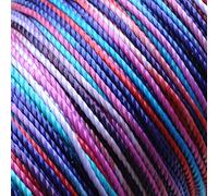 Ganzoo Takel Cord Ficelle Fine Dip-Dye Unicorn, Fil 1 mm, Bobine 40 m, pour ligatures et takelage de Cordage, paracorde, créations DIY Bracelets, Porte-clés, Finitions Laisse et Collier de Chien