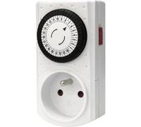 Gao Lot 2 Mini programmateur mecanique journalier - 30 min - 48 programmes Blanc G