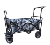 GAOAZHEN Chariot de Camping, Chariot de Plage, Chariot Utilitaire Pliable d'extérieur, Chariot de Courses Robuste, Chariot de Jardin, poignée réglable, Chariot de Camping Pliable, Chariot de Festival