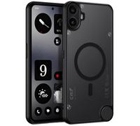 GaoBao Coque pour Nothing CMF Phone1 5G Hybrid Magnétique Case Étui Translucide Mat Arrière Protection Caméra Housse Fine Antichoc Dos Anti Rayures pour Nothing CMF Phone1 5G 6.67", Noir