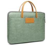 GAOCHY 13,3-14 Pouces Sacoche pour Ordinateur Portable en Tissu Tyvek avec Poignée pour MacBook Pro 14 M4 Pro/Max, MacBook Air 13 M4 2025, Zenbook 14, 14 Pouces Chromebook, Latitude, Épicéa