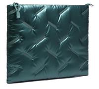 GAOCHY 15-16 Pouces Puffy Laptop Sleeve pour Macbook Pro 16 M4/M3/M2/M1 Pro/Max 2024-2021, ASUS Chromebook 15,6 Pouces, ASUS Vivobook 16/15, Dell Latitude 15,6 Pouces, HP Pavilion 15, Vert Satiné