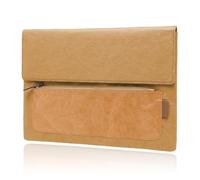 GAOCHY 15 Pouces Housse pour Ordinateur Portable pour 15,3 Pouces MacBook Air 15 M4/M3/M2 2025-2023, 15 Pouces Surface Laptop 7-3, 14 Pouces Latitude, ThinkPad, Chromebook, Housse Kraft Lavable