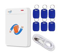 Gaocinys Lecteur RFID/IC, duplicateur de Carte cryptée 125 kHz/13,56 MHz Compatible NFC téléphone/Bracelet
