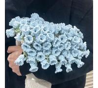 GAOCUNBING Couverture tricotée au Crochet, Bouquet de Roses, Couverture finie, Faite à la Main, Couverture tricotée, jeté de canapé, jeté de lit pour la décoration intérieure C,0.8m