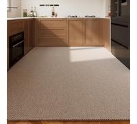 GAOCUNBING Grand Tapis de Cuisine, Tapis de Sol avec Dos en Caoutchouc, Tapis antidérapant et Lavable, Tapis de Salon Moderne et uni pour Couloir, Salle à Manger et entrée A,120x200cm