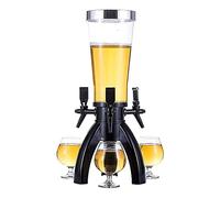 GAODINGD tireuse a Biere Pro,Girafe Biere Distributeur de Distributeur de bière 3L Distributeur de Boissons avec 3 robinets et Tube de Glace pour la fête KTV Restaurant Buffet Barbecue