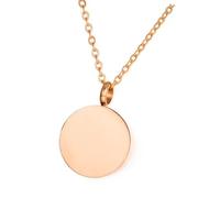 GAOFESA Collier avec pendentif urne rond en acier inoxydable pour les amoureux des animaux