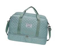 GAOFESA Essential Journey Sac de sport avec compartiments spacieux et compartiment pour vêtements secs et humides Grand sac à bandoulière pour voyageurs Poches de rangement, bleu, One Size