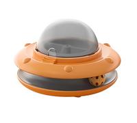 GAOFESA Jouet d'activité puzzle avec distributeur automatique de friandises à alimentation lente, capteurs activés pour différents chats, jouet d'exercice pour chats activés par le mouvement