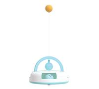 GAOFESA Jouet unique de tennis de table avec balles d'herbe à chat multifonction pour tourne-disque