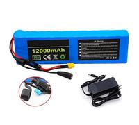 GAOFZHAO Batterie lithium-ion 36 V 10 Ah 12 Ah 14 Ah 20 Ah for vélo électrique avec chargeur 42 V 2 A, batterie 13S6P avec BMS intégré for scooters électriques 250-500 W(12Ah,XT60+DC)