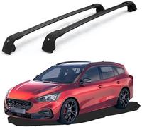 GAOGaoxin De Toit pour Ford Focus Wagon 2018 2019 Barres de Toit Railing PorteBagages de Voiture Coffres de Toit Durable Barres de Toit magnétiques avec