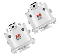 GAOHOU 2 pièces Adaptateur Motion Plus Capteur Motion Plus Accélérateur Compatible avec la télécommande Nintendo Wii
