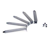 GAOHOU 5 PCI Couvercle de Fente Filtre à poussière Crochet Expansion Blank Plate Shield Metal Black