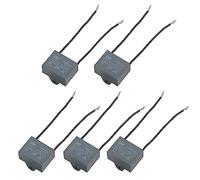 GAOHOU 5 Pcs Condensateur de ventilateur de plafond 5uf 2-fils CBB61 5uf 250V AC 50/60 Hz Condensateur pour hotte de ventilateur de plancher