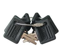 GAOHOU 6pcs Clé d'allumage pour Chariot élévateur Compatible avec Crown 107151-002 Clark Daewoo Hyster Gradall JLG Cat Pollak Skytrak Yale Transpalette électrique Tracteur Remorque Stacker