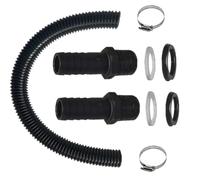 GAOHOU Kit de raccordement de tuyau de citerne pour 2 canons de pluie, tuyau de descente de 25 mm