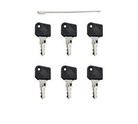 GAOHOU Lot de 6 clés d'allumage de rechange 801 compatibles avec chariot élévateur, empileur, transpalette Linde ANT avec anneau porte-clés