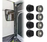 GAOHOU Lot de 8 ventouses pour auvent de caravane, camping-car, kit de fixation compatible avec Dometic Kampa Limpet RV Accessoires de tente de camping