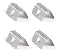 GAOHOU Remplacement De Voiture Vent Déflecteur Pluie Déflecteur en Acier Inoxydable Fixation Clips De Maintien des Pinces pour Heko G3 Sned