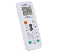 GAOHOU Télécommande universelle pour climatiseur à faible consommation d'énergie 1000 en 1 avec écran LED Blanc