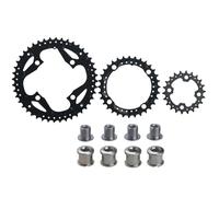 GAOHOU Triple 64/104 BCD Pédalier rond VTT 22T 32T 44T 3 x 9 vitesses Plateau de chaîne de vélo 22T 32T 44T Plateau de chaîne de vélo MTB