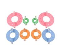 GAOINTELL 4 pièces fabricant de pompons boules de peluche tisserands fabricant de pompons bricolage fil de laine outil de tricot aiguille travail outil artisanal adultes Fluff Balls