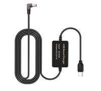 GAOINTELL Câble de suralimentation USB Type C DC5521 de 155 cm à Angle | Le câble de cordon d ' amplification de tension convertit 5V3A en 12V1A pour les accessoires automobiles