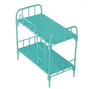 GAOINTELL Compact Dollhouses Bunk Bed 1/12 Scale Bedroom Decors Safe and Stable Toy for Kids Miniature Wooden Bunk Bed for Dollhouses Furniture