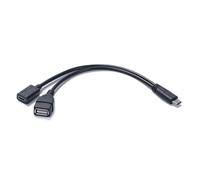 GAOINTELL Entrez l'adaptateur C et le câble de charge avec la carte son IC pour le streaming en direct et la charge simultanément sur les appareils mobiles