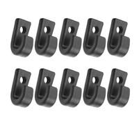 GAOINTELL Lot de 10 crochets en J polyvalents en nylon pour bateaux, tentes, installation rapide dans les scénarios de camping marins, sports nautiques, équipement de camping