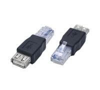 GAOINTELL Lot de 2 adaptateurs USB RJ45 Ethernet mâle Ethernet USB pour une connexion réseau sans faille