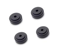 GAOINTELL Lot De 4 Coussinets Pieds D'absorption des Chocs Qualité HiFi Base Non Marquante pour Haut-parleurs Et Amplificateurs Pieds Stabilisateurs Haut-Parleur en Aluminium