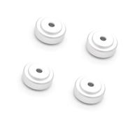 GAOINTELL Lot De 4 Coussinets Pieds D'absorption des Chocs Qualité HiFi Base Non Marquante pour Haut-parleurs Et Amplificateurs Pieds Stabilisateurs Haut-Parleur en Aluminium