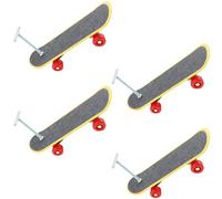 GAOINTELL Lot De 4 Planches À roulettes D'entraînement pour Perroquets Jouet Interactif en Plastique Oiseaux l'exercice Et Le Divertissement Accessoires Sûrs Animaux De Compagnie Jouet