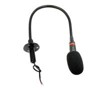 GAOINTELL Microphone à col de Cygne Flexible 7, 0 x 410 mm avec câble à | Microphone à condensateur omnidirectionnel avec haute fréquence 50 Hz-20 kHz pour la parole en ligne et la prise de