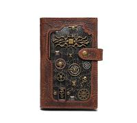 GAOINTELL Portefeuille pour homme et femme en cuir véritable à 2 volets avec blocage de la capacité et fermeture de capacité pour homme avec porte-monnaie supplémentaire, Comme sur les photos