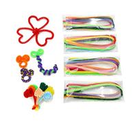 GAOINTELL Rainbow Stems Twist Sticks Lot de 100 bâtonnets de nettoyage de toutes les couleurs Idéal pour les arts et les projets