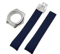 GAOJUDAF 1 bracelet en caoutchouc, boîtier 40 x 11,5 mm, verre saphir résistant à l'abrasion, accessoire for montre automatique(Blue)