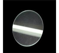 GAOJUDAF 1 lentille plate transparente en verre, épaisseur 2 mm, diamètre 55-75 mm, lentille ronde for lampe torche, accessoires de bricolage(60mm)