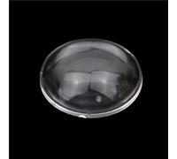 GAOJUDAF 1 pièce de lentille convexe plate en acrylique for lampe torche de mise au point, diamètre 10-49,6 mm, lentille convexe grossissante(18mm*8.4mm)
